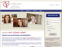 Tablet Screenshot of burtfeldman.com